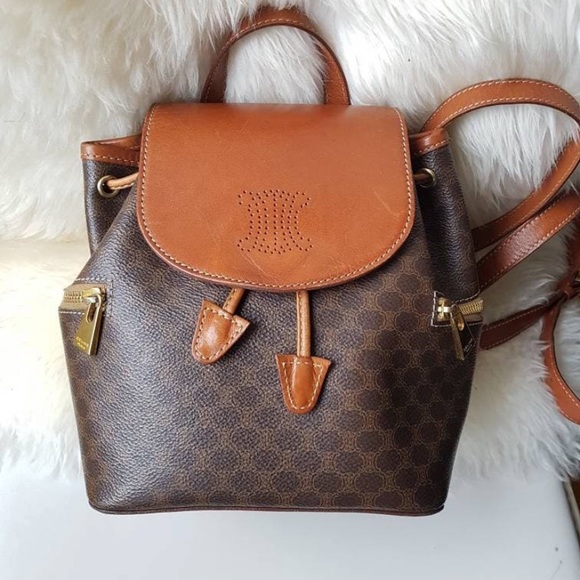 Celine Handbags - Vintage Celine Rare Macadam Backpack
